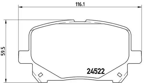 накладки BREMBO P 83 100