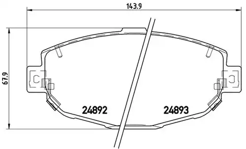 накладки BREMBO P 83 104