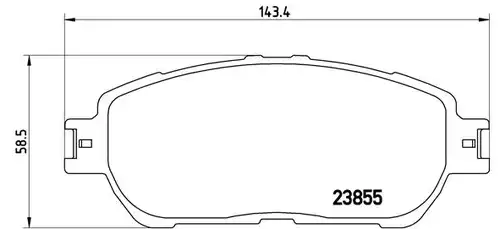 накладки BREMBO P 83 105