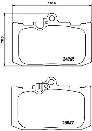 накладки BREMBO P 83 131