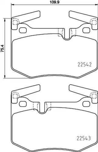 накладки BREMBO P 83 164