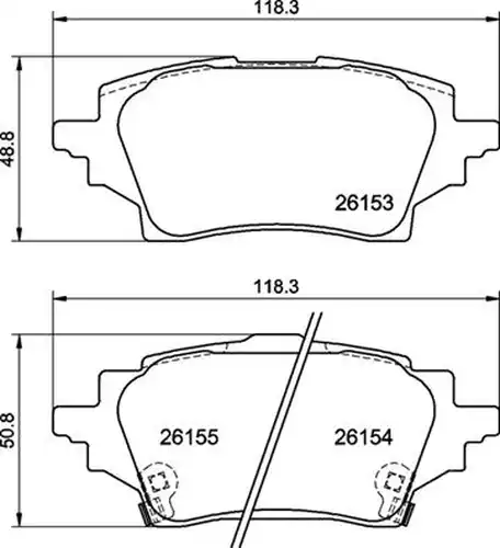 накладки BREMBO P 83 178