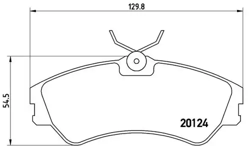 накладки BREMBO P 85 028