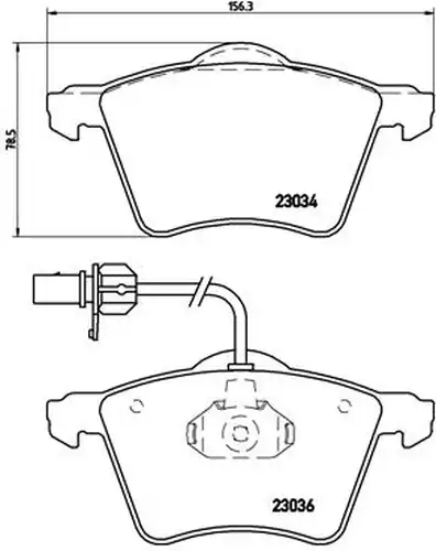 накладки BREMBO P 85 052