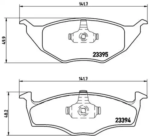 накладки BREMBO P 85 055