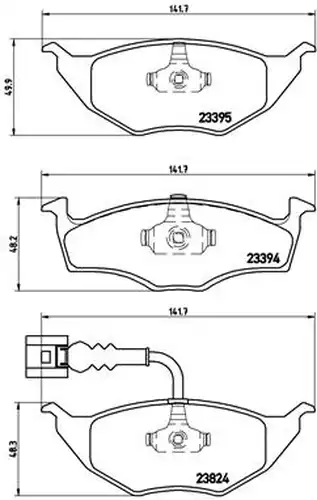 накладки BREMBO P 85 063