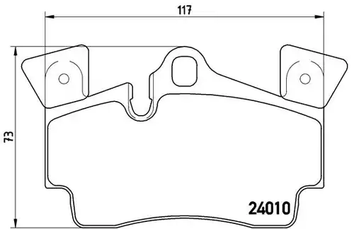 накладки BREMBO P 85 088