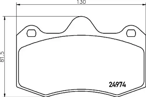 накладки BREMBO P 85 134