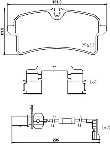 накладки BREMBO P 85 151