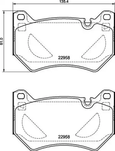 накладки BREMBO P 85 177