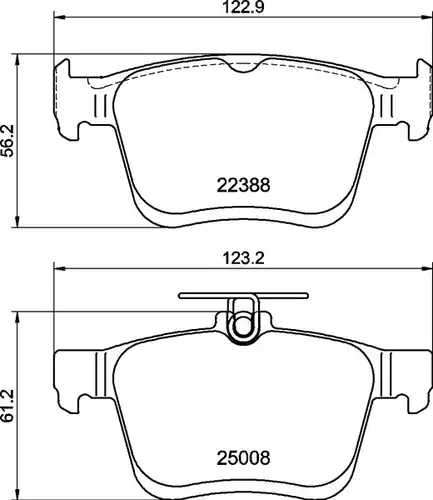 накладки BREMBO P 85 191