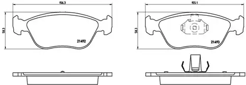 накладки BREMBO P 86 024