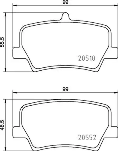 накладки BREMBO P 86 032