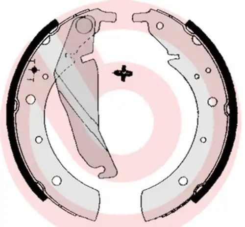комплект спирачна челюст BREMBO S 06 502