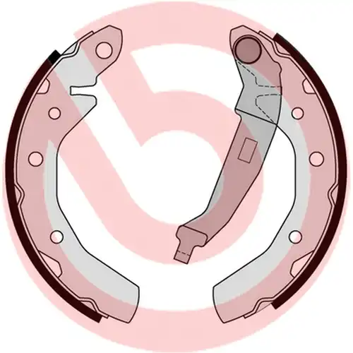 комплект спирачна челюст BREMBO S 10 517