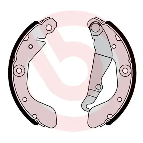 комплект спирачна челюст BREMBO S 10 519