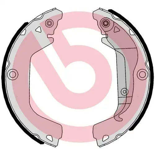 комплект спирачна челюст BREMBO S 10 521