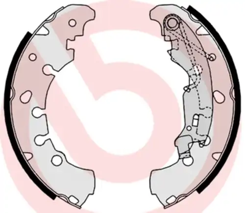 комплект спирачна челюст BREMBO S 23 530