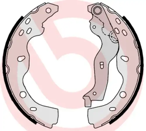 комплект спирачна челюст BREMBO S 23 532