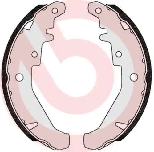 комплект спирачна челюст BREMBO S 23 548