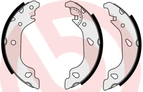 комплект спирачна челюст BREMBO S 23 551