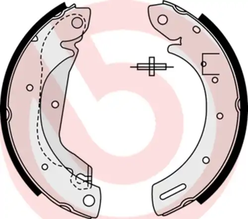 комплект спирачна челюст BREMBO S 23 577