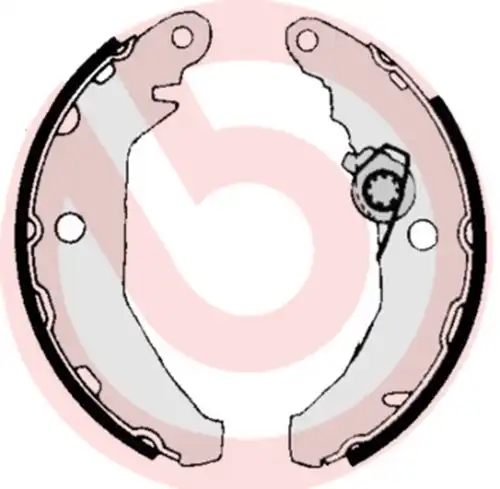 комплект спирачна челюст BREMBO S 24 510