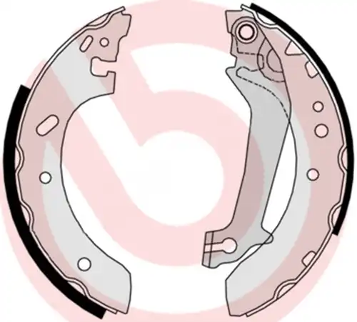 комплект спирачна челюст BREMBO S 24 526