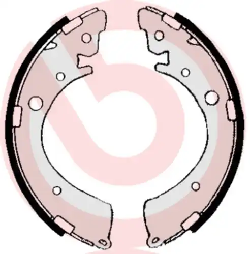 комплект спирачна челюст BREMBO S 28 506