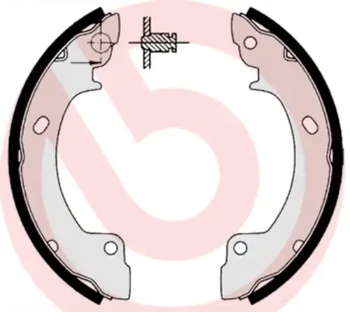 комплект спирачна челюст BREMBO S 30 506