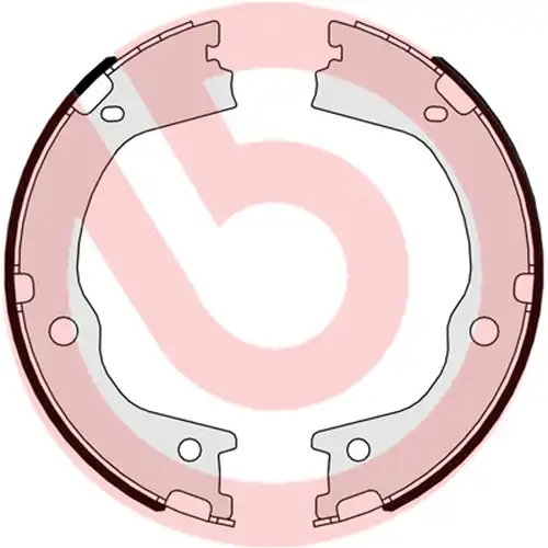 комплект спирачна челюст, ръчна спирачка BREMBO S 30 526