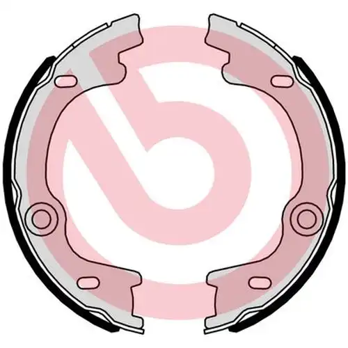 комплект спирачна челюст, ръчна спирачка BREMBO S 30 545