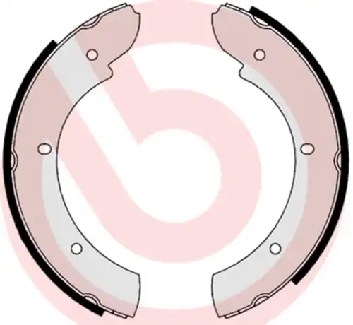комплект спирачна челюст BREMBO S 44 505