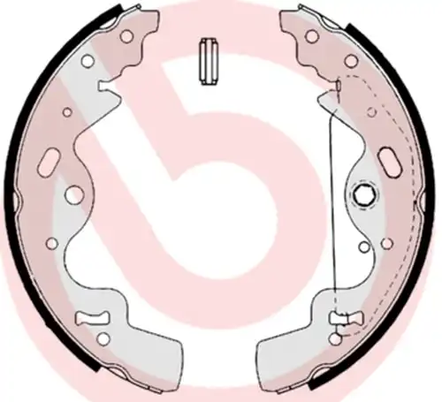 комплект спирачна челюст BREMBO S 44 506