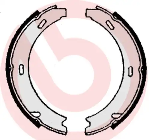комплект спирачна челюст, ръчна спирачка BREMBO S 50 508