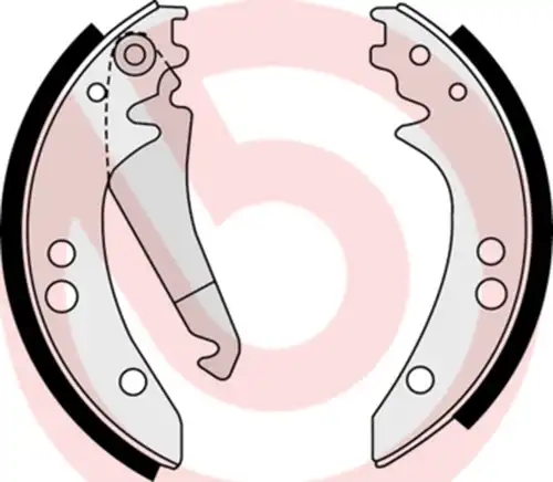 комплект спирачна челюст BREMBO S 50 514