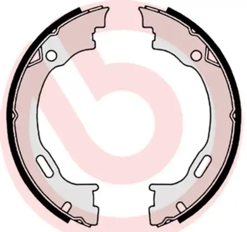 комплект спирачна челюст, ръчна спирачка BREMBO S 50 516
