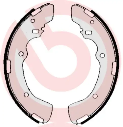 комплект спирачна челюст BREMBO S 54 511