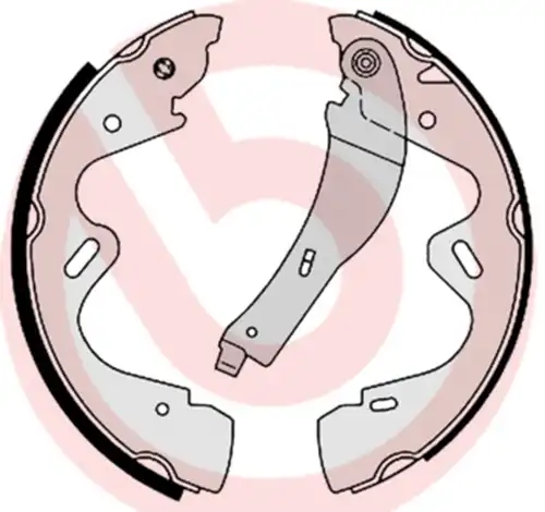 комплект спирачна челюст BREMBO S 56 517