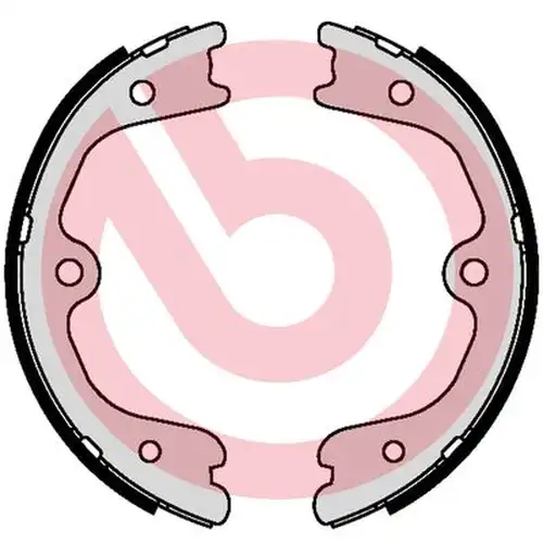 комплект спирачна челюст, ръчна спирачка BREMBO S 56 552