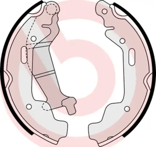 комплект спирачна челюст BREMBO S 59 516