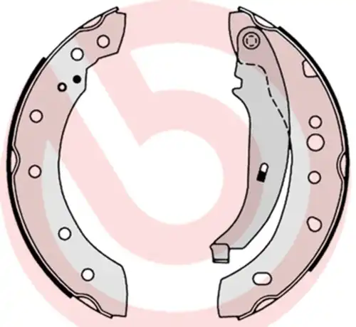 комплект спирачна челюст BREMBO S 61 527