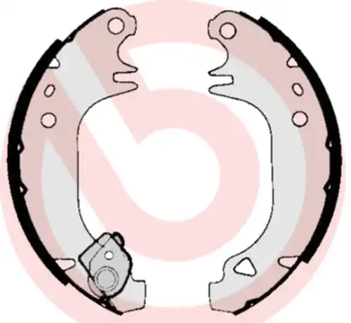 комплект спирачна челюст BREMBO S 61 536
