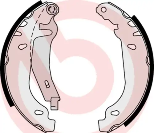 комплект спирачна челюст BREMBO S 61 539