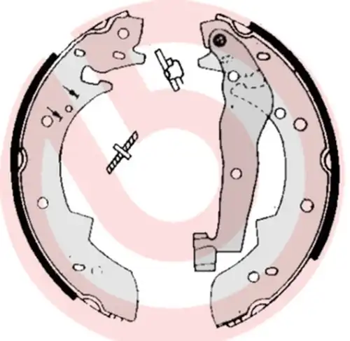 комплект спирачна челюст BREMBO S 68 505