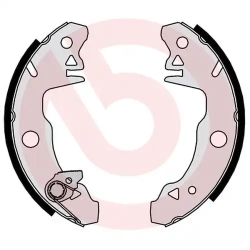 комплект спирачна челюст BREMBO S 68 509
