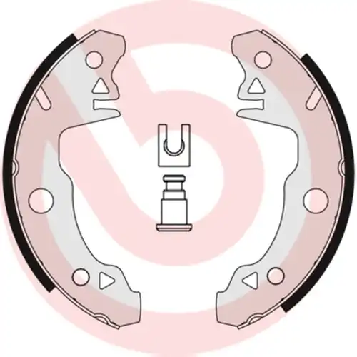 комплект спирачна челюст BREMBO S 68 527