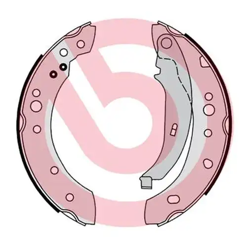 комплект спирачна челюст BREMBO S 68 547