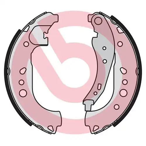 комплект спирачна челюст BREMBO S 68 550