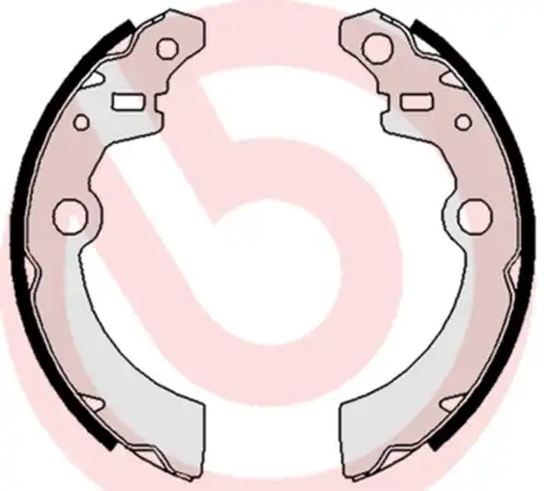 комплект спирачна челюст BREMBO S 79 523